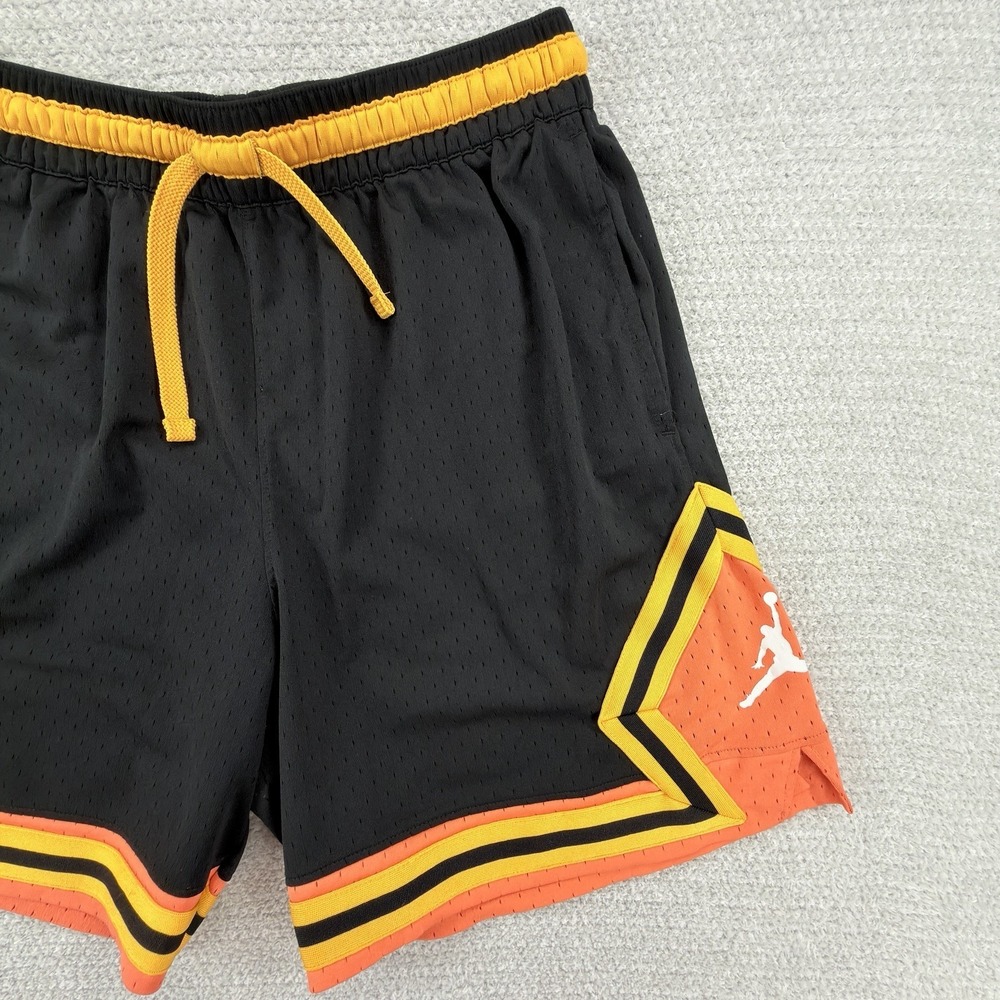 Nike Jordan Dri-Fit Sport Diamond Basketball Shorts Mens XL Black Gym Mesh - Picture 3 of 12